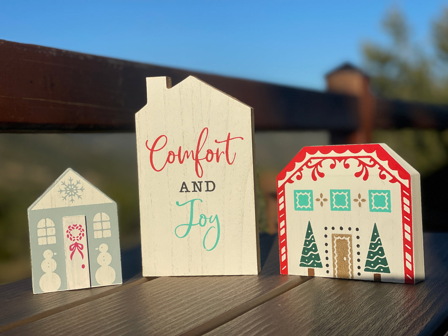 Christmas Cottage House Cutouts