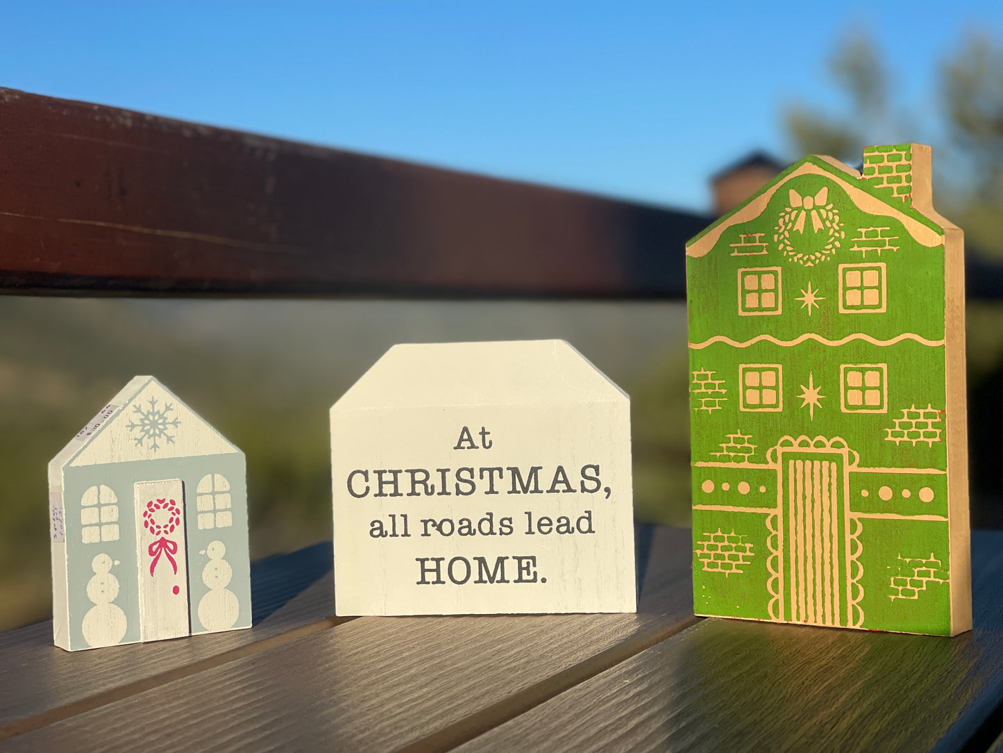 Christmas Cottage House Cutouts