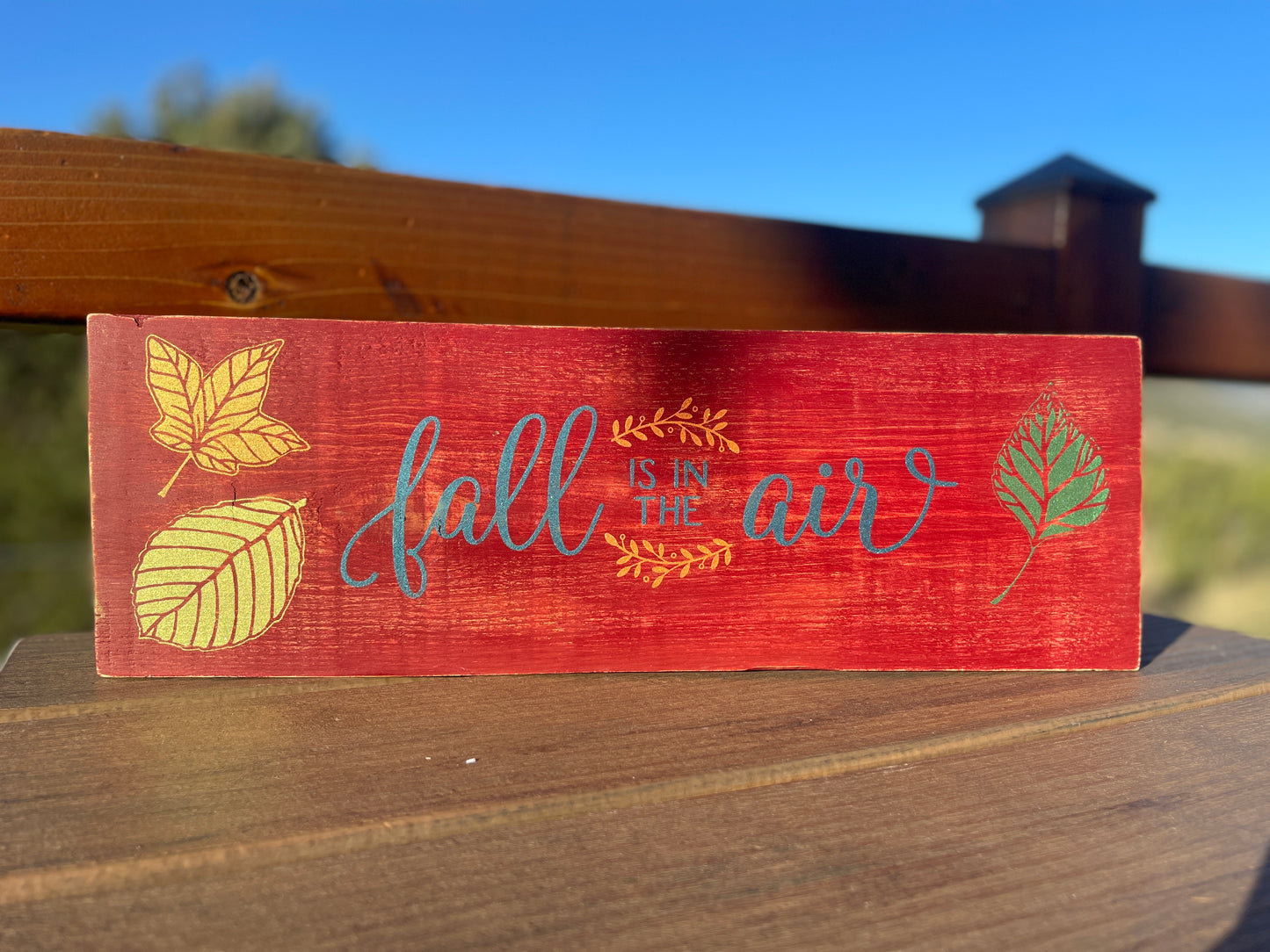 Fall is in the Air Sign