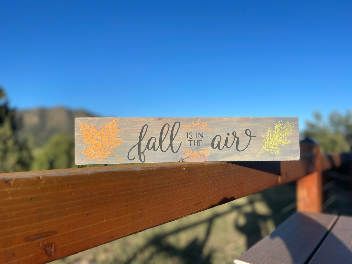 Fall is in the Air sign