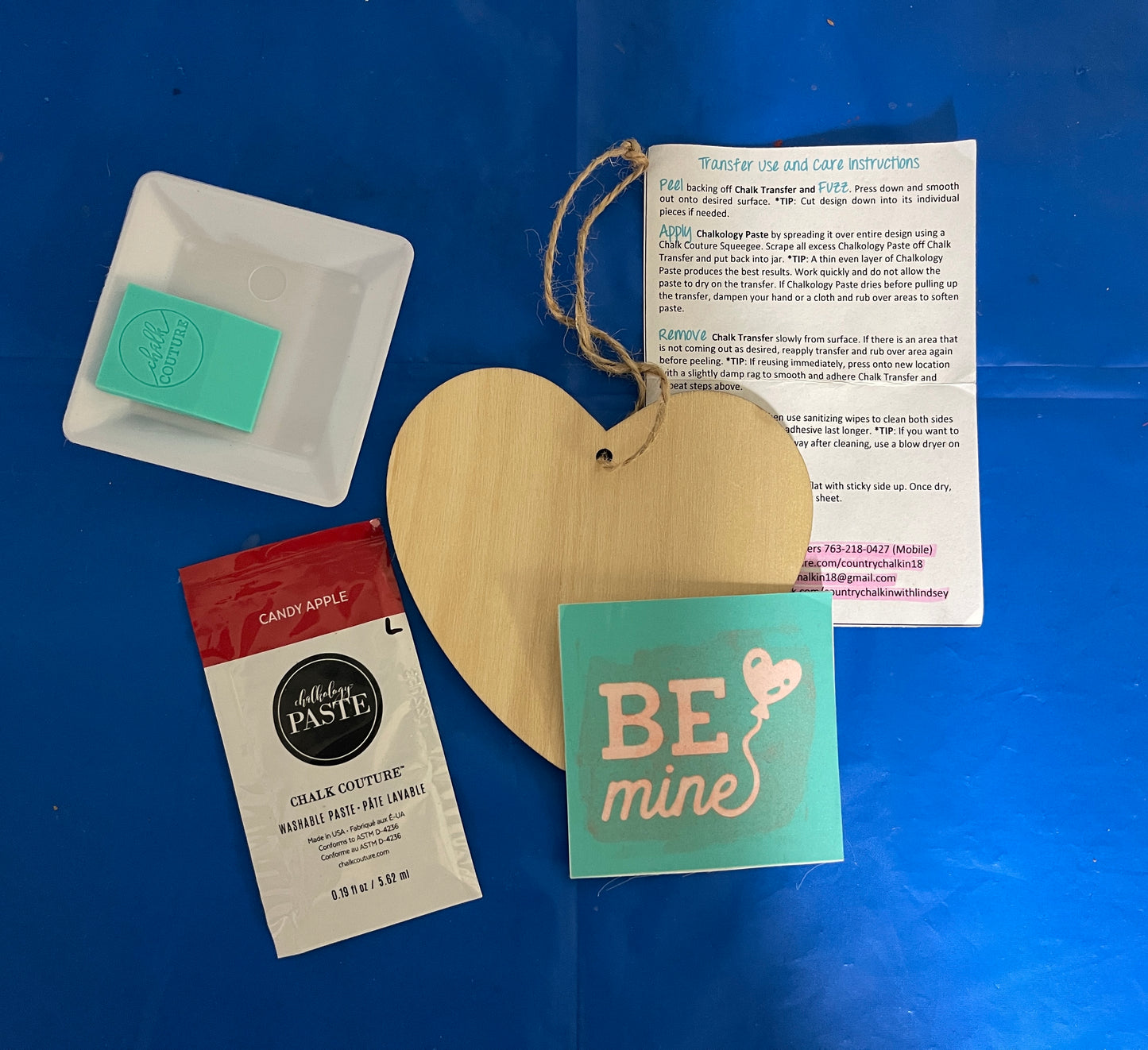 Wood Heart Mini Kit