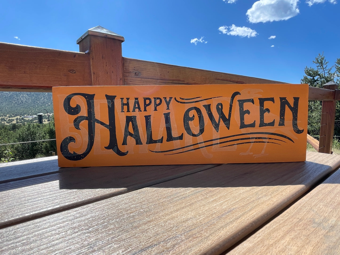 Happy Halloween and Beware Sign