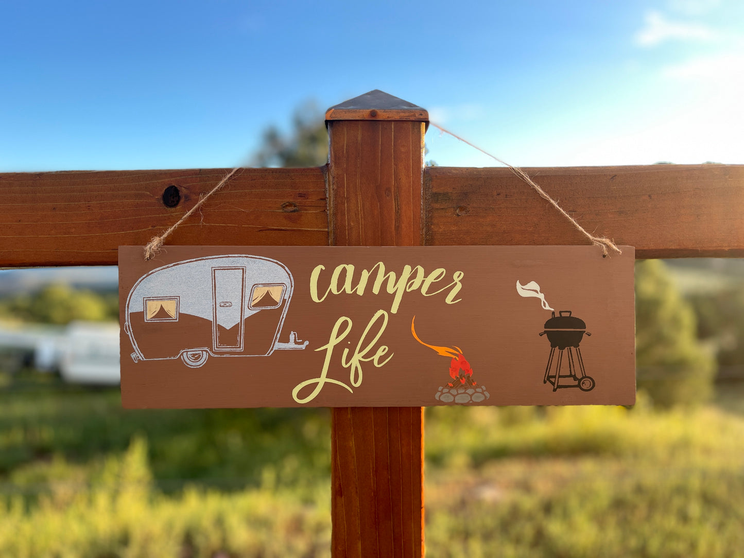 Camper Life Sign