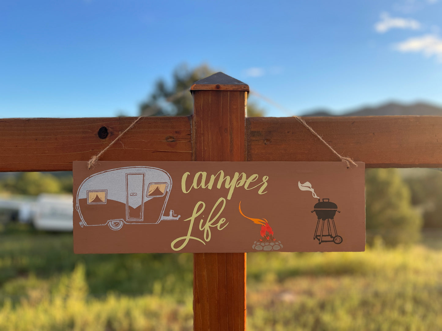 Camper Life Sign