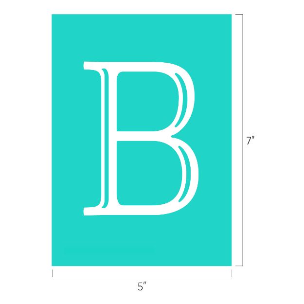 Monogram Letters Transfer