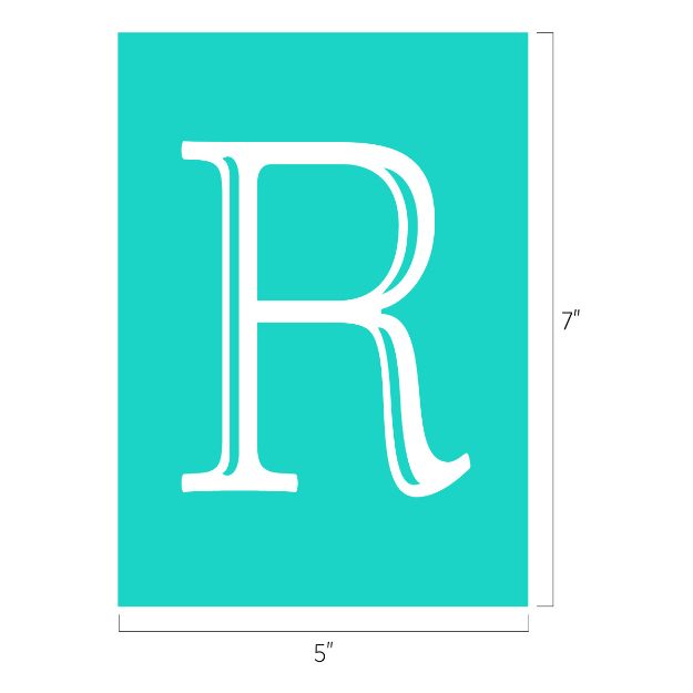 Monogram Letters Transfer