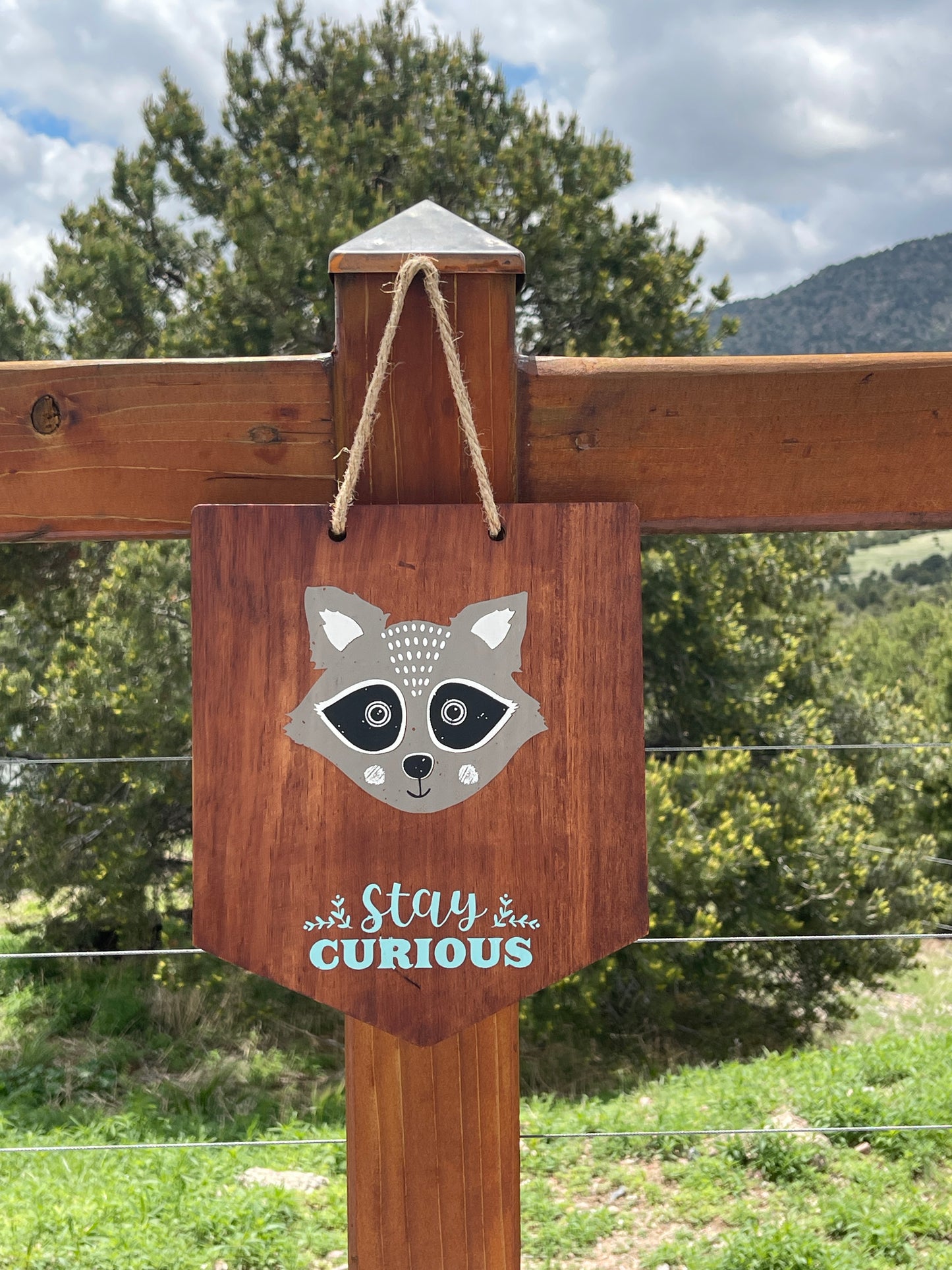 Stay Curious Sign
