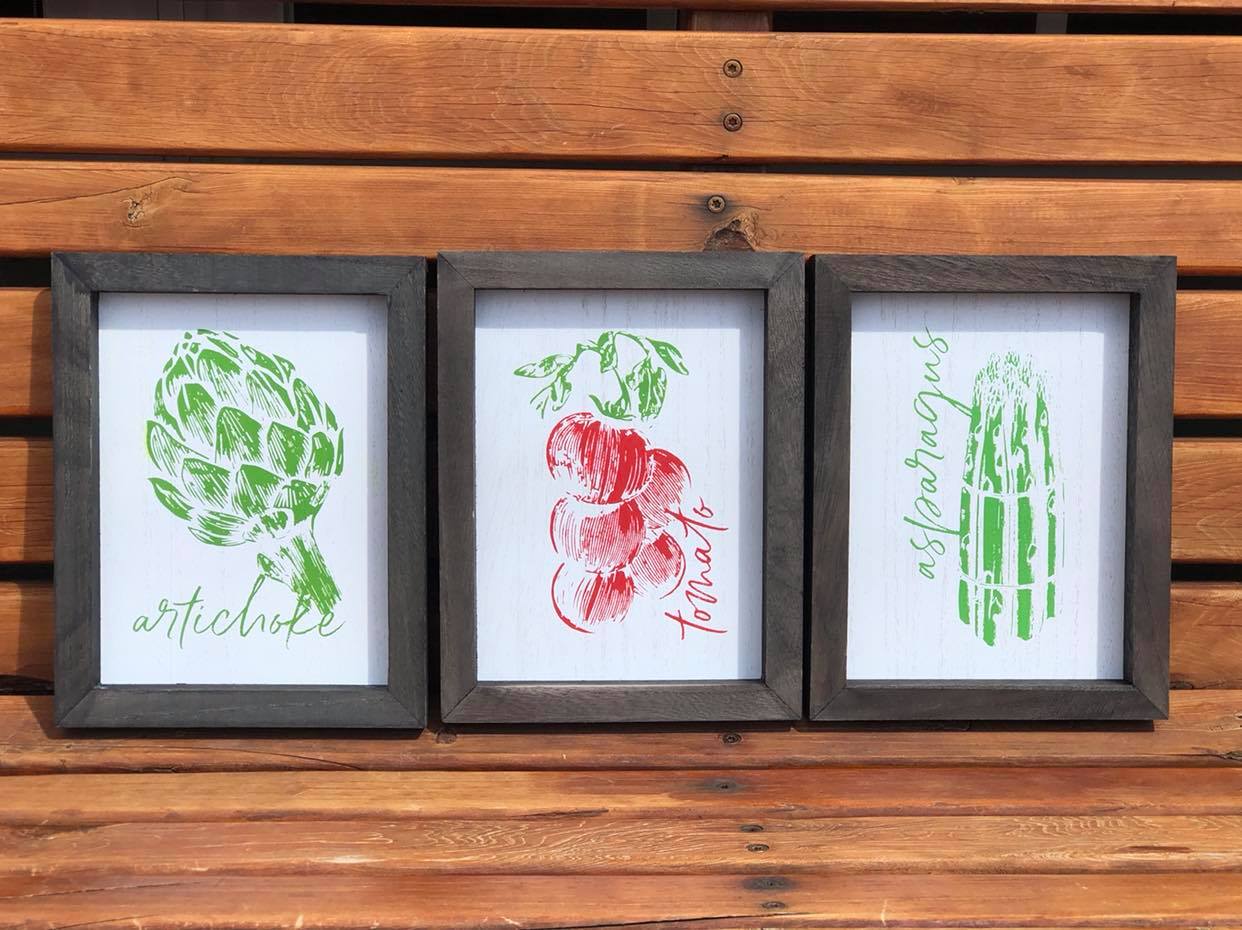 Veggie Trio Box Frame Set