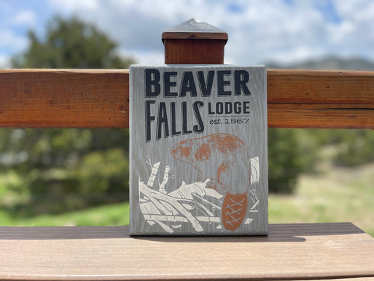 Beaver Falls Lodge Sign