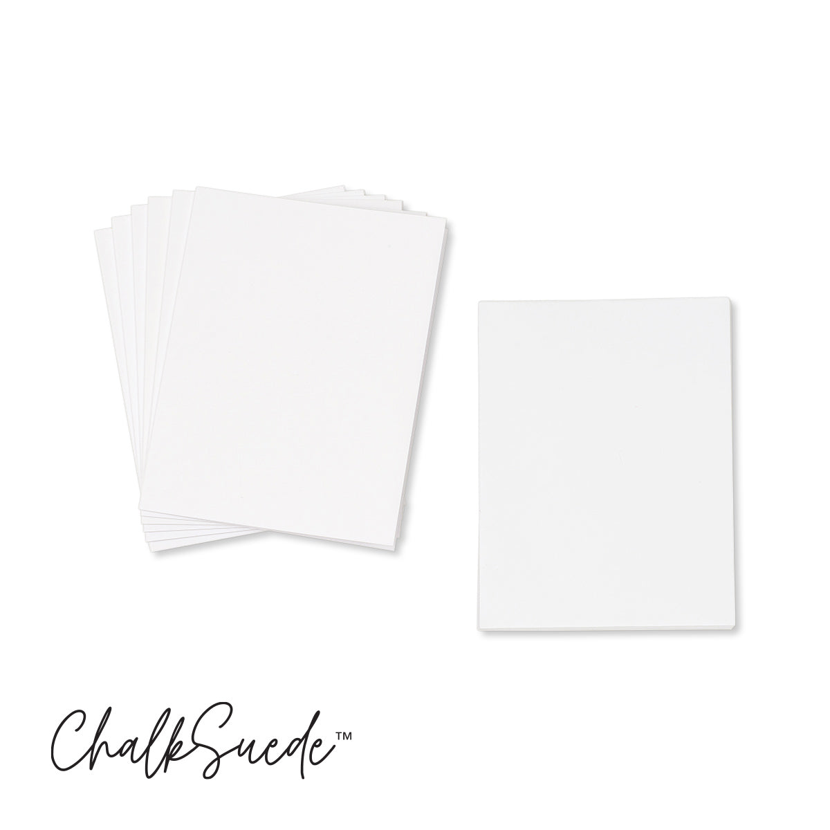 ChalkSuede™ Foldover Cards & Envelopes (8-Pack, 4¼" x 5½")