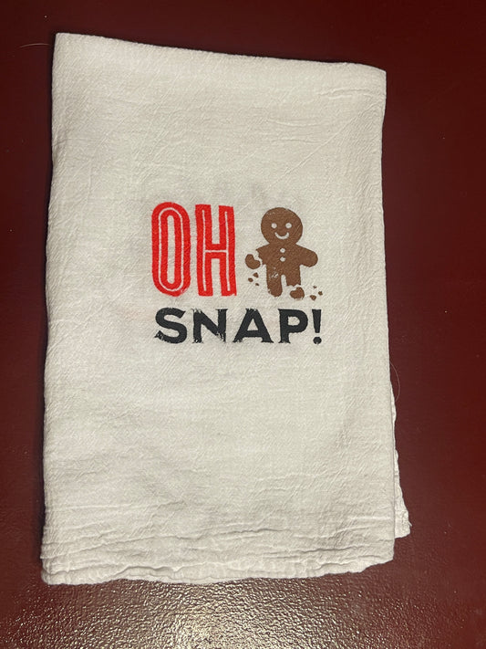 Oh Snap and Holiday Bake Shop Double Sided Dish Towel