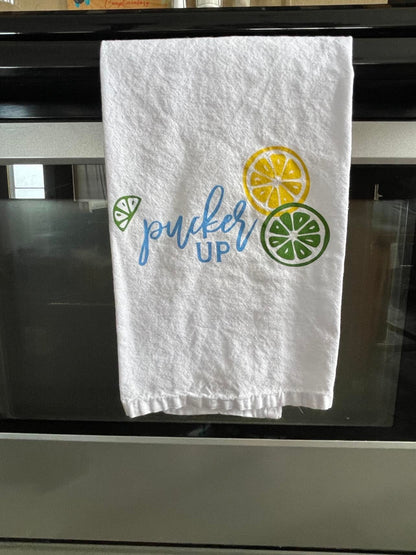 Pucker Up Dish Towel