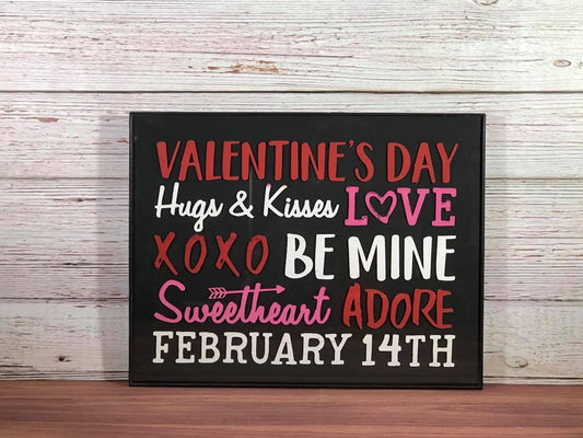 Valentine's Day Phrases Sign