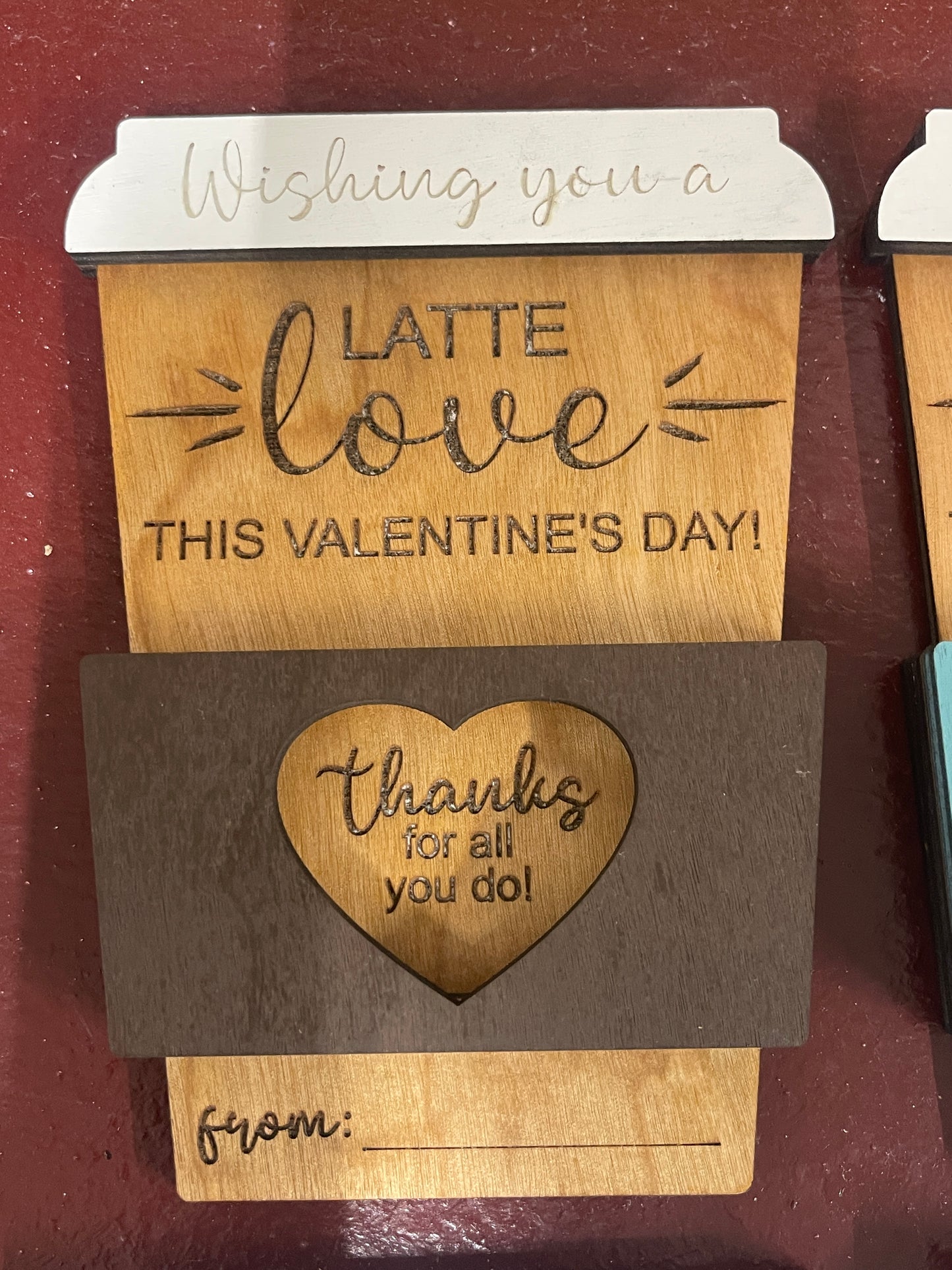 A Latte Love Gift Card Holder--Valentine's Day