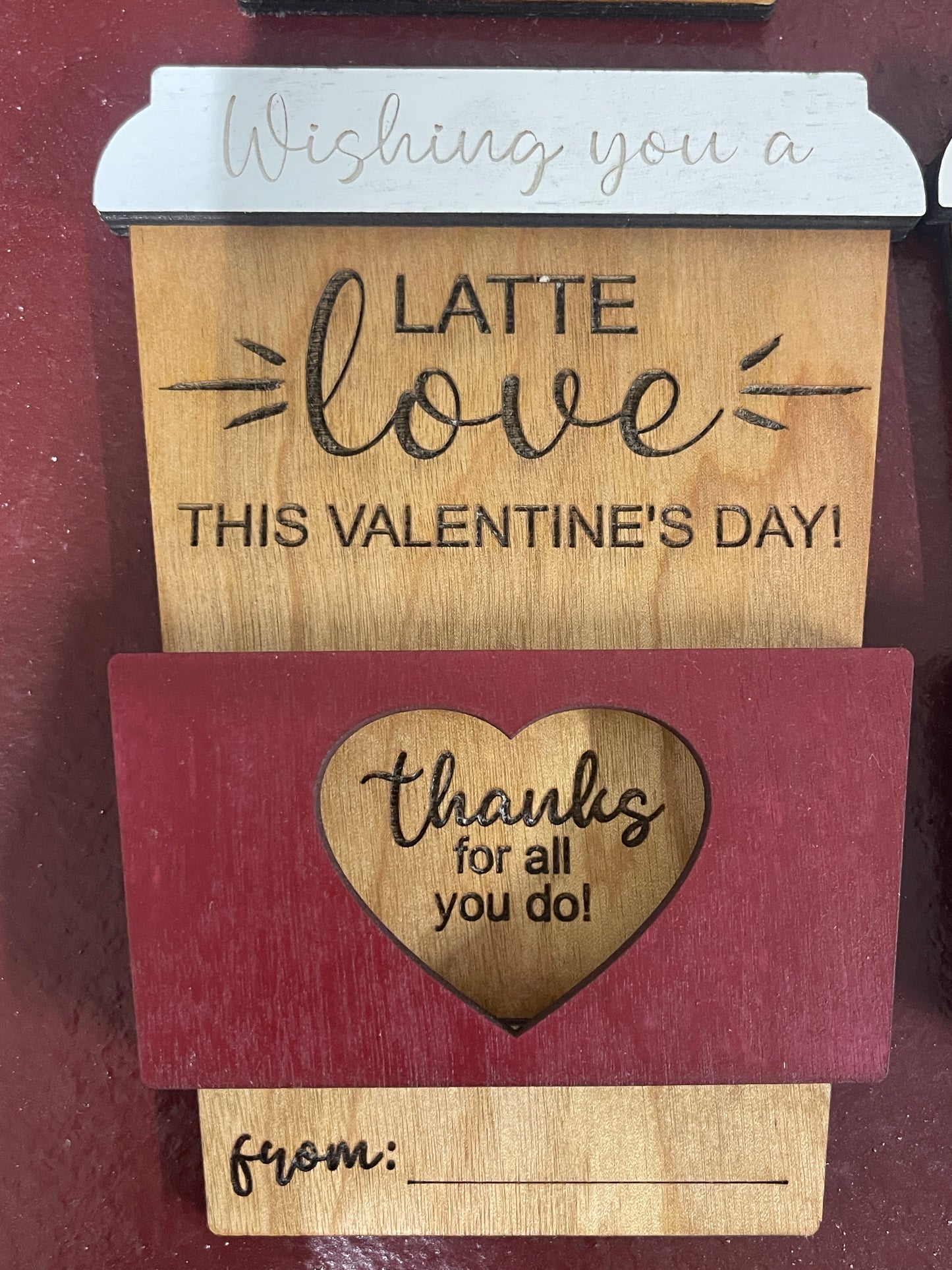 A Latte Love Gift Card Holder--Valentine's Day