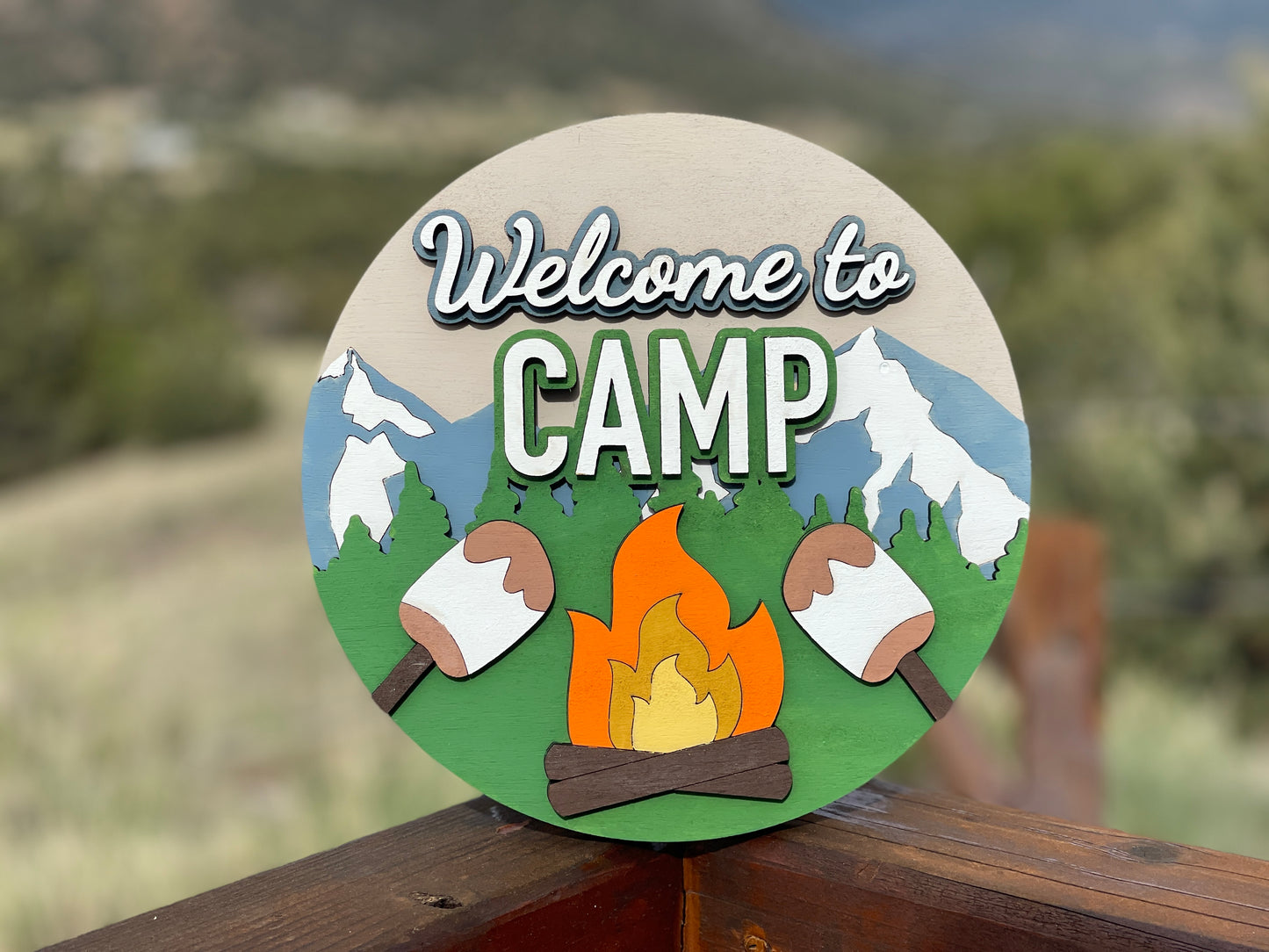 Welcome to Camp Sign