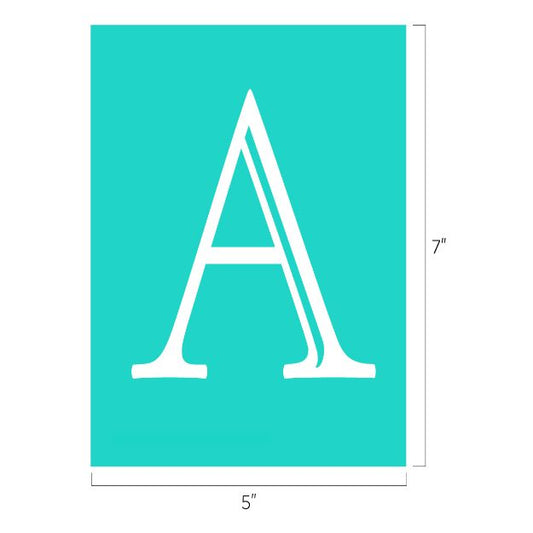 Monogram Letters Transfer