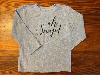 Oh Snap Long Sleeve Shirt (5T)