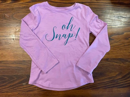 Oh Snap Long Sleeve Shirt (Kids XS 4-5)