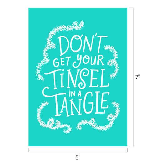 Don't Get Your Tinsel in a Tangle Transfer